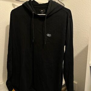 Obey Black Sweatshirt Hoodie Casual Cotton